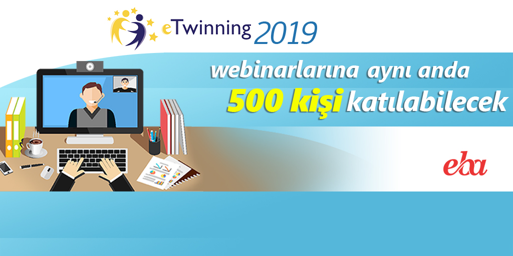 eTwinning Webinarlarına 500 kişi katılabilecek!